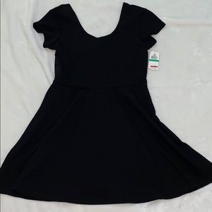 Black skater dress